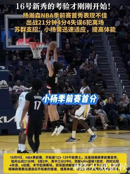 阿夫迪亚伤退杨瀚森未登场 开拓者力克热火收获四连胜